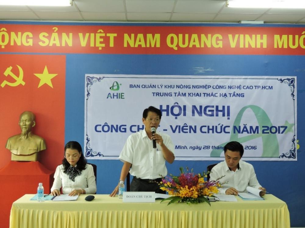 Trung tâm Khai thác Hạ tầng tổ chức Hội nghị Công chức – Viên chức năm 2017