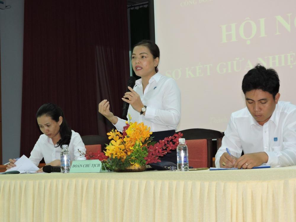 Hội nghị Sơ kết giữa nhiệm kỳ 2014-2019 Công đoàn CSTV Trung tâm Khai thác Hạ tầng