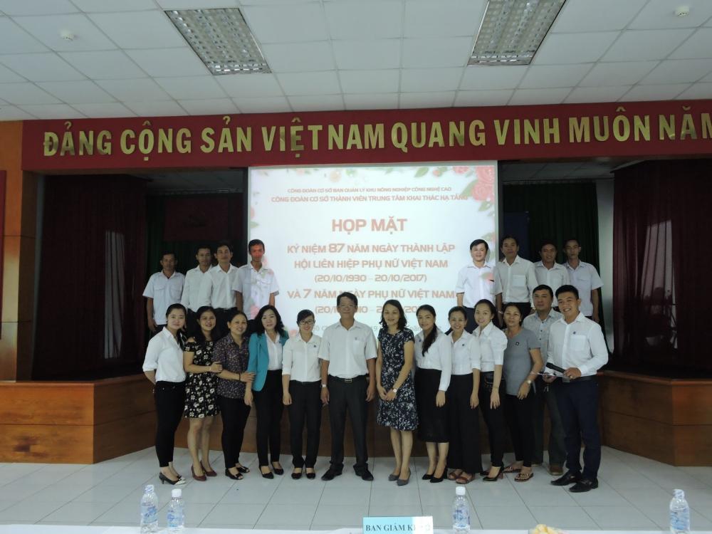 Họp mặt kỷ niệm 87 năm Ngày Thành lập Hội Liên hiệp Phụ nữ Việt Nam ( 20/10/1930 – 20/10/2017) và 7 năm Ngày Phụ nữ Việt Nam (20/10/2010 – 20/10/2017)