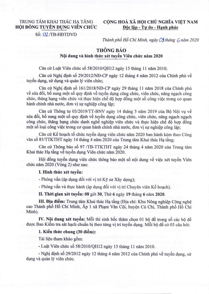 Thông báo nội dung và hình thức xét tuyển viên chức 2020 Thông báo nội dung và hình thức xét tuyển viên chức 2020