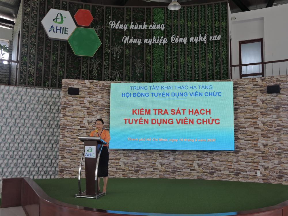 TRUNG TÂM KHAI THÁC HẠ TẦNG TỔ CHỨC KIỂM TRA SÁT HẠCH TUYỂN DỤNG VIÊN CHỨC NĂM 2020 TRUNG TÂM KHAI THÁC HẠ TẦNG TỔ CHỨC KIỂM TRA SÁT HẠCH TUYỂN DỤNG VIÊN CHỨC NĂM 2020