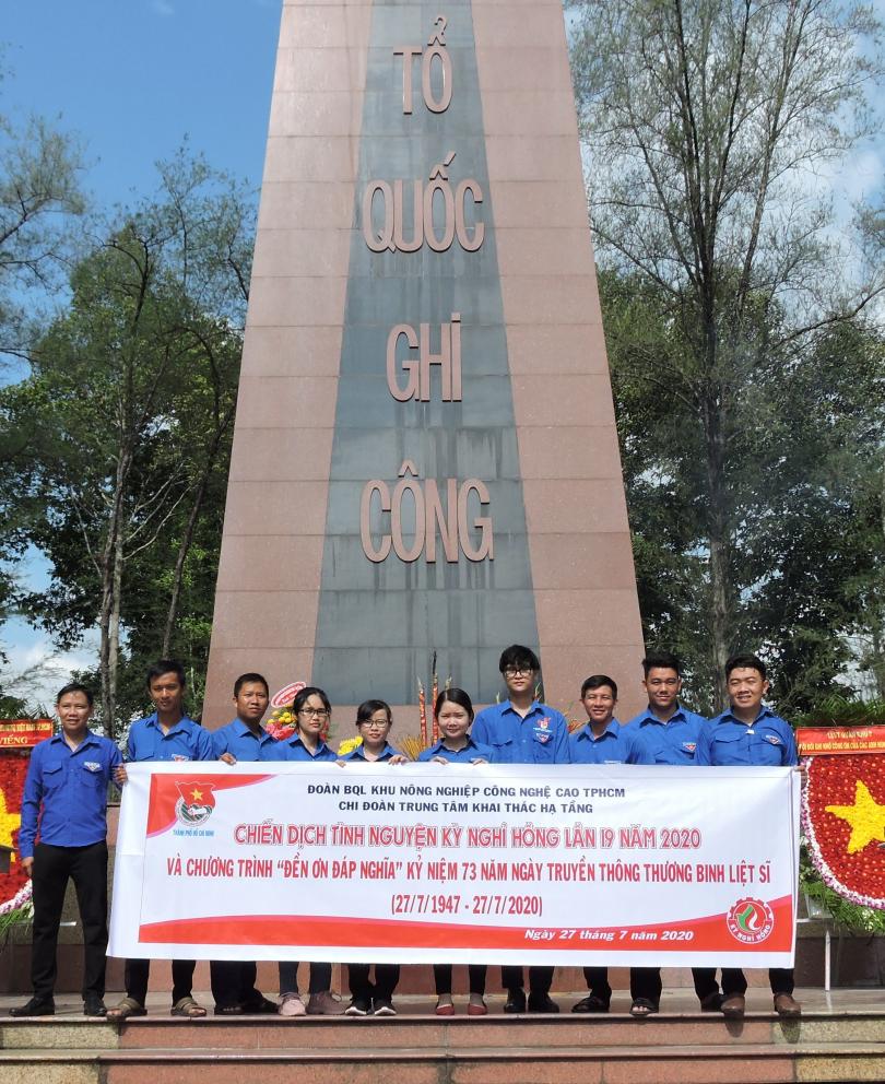 Chi Đoàn Trung tâm Khai thác Hạ tầng Thực hiện chương trình “ Đền ơn đáp nghĩa” nhân kỷ niệm 73 năm ngày Thương binh Liệt sĩ (27/7/1947 – 27/7/2020). Chi Đoàn Trung tâm Khai thác Hạ tầng Thực hiện chương trình “ Đền ơn đáp nghĩa” nhân kỷ niệm 73 năm ngày Thương binh Liệt sĩ (27/7/1947 – 27/7/2020).