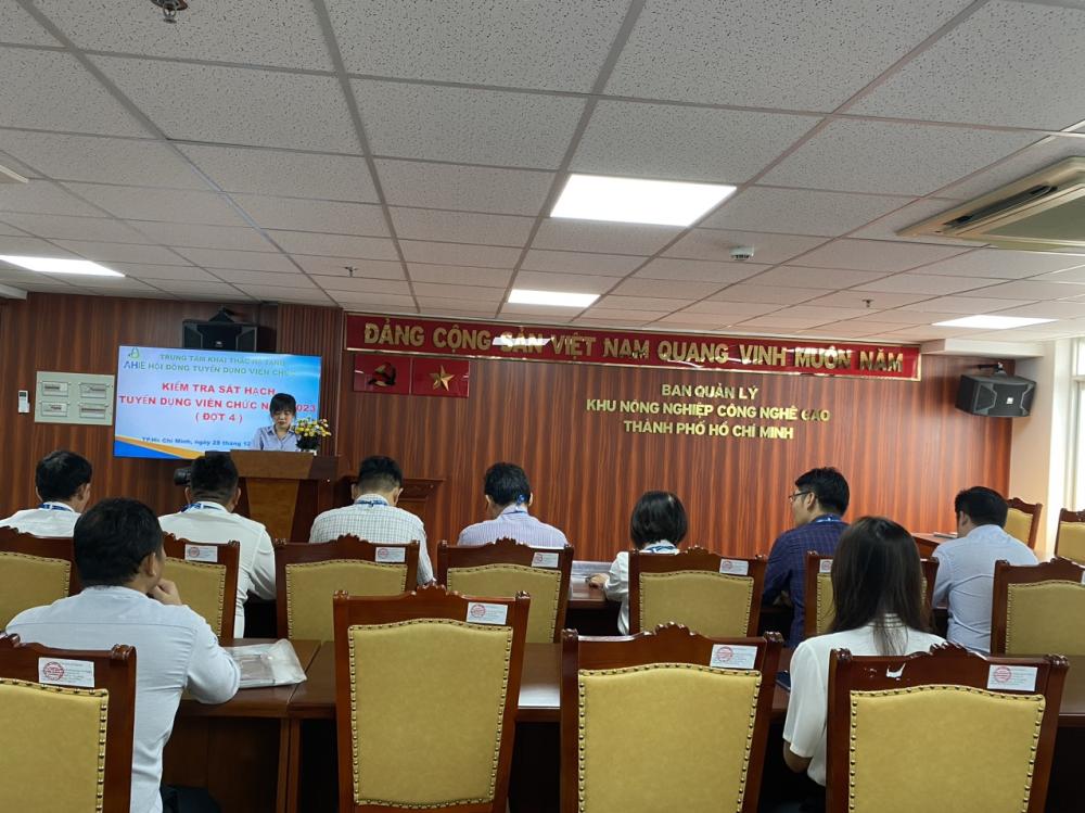 Kiểm tra sát hạch tuyển dụng viên chức năm 2024 (Đợt 4) Kiểm tra sát hạch tuyển dụng viên chức năm 2024 (Đợt 4)