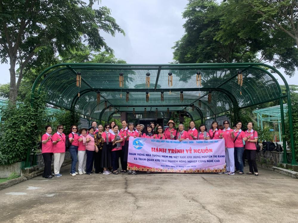 Hội Liên hiệp Phụ nữ Phường Thảo Điền - TP. Thủ Đức Tham quan, Học tập, Trải nghiệm tại Khu Nông nghiệp Công nghệ cao Hội Liên hiệp Phụ nữ Phường Thảo Điền - TP. Thủ Đức Tham quan, Học tập, Trải nghiệm tại Khu Nông nghiệp Công nghệ cao