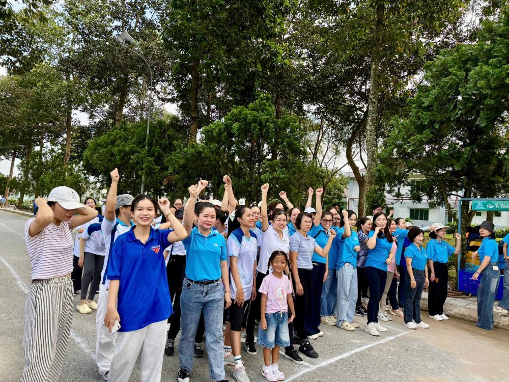 CÔNG ĐOÀN CƠ SỞ THÀNH VIÊN TRUNG TÂM KHAI THÁC HẠ TẦNG THAM GIA HỘI THAO CHÀO MỪNG ĐẠI HỘI ĐẢNG CÁC CẤP NHIỆM KỲ 2025 - 2030